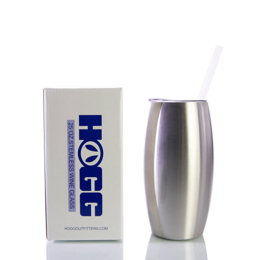 25oz Stemless Tumbler AKA Football Tumbler